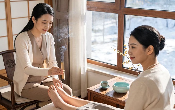 冬季手脚冰、指尖麻？泰和灸3步回暖，按按灸灸就管用