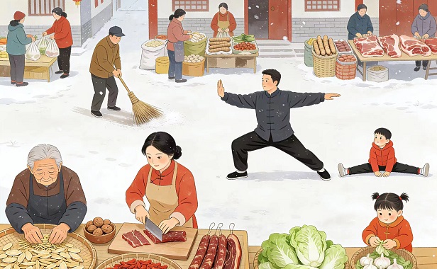 大寒迎年：民俗承欢，康养藏春