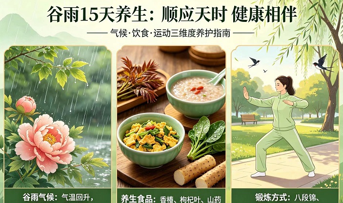 谷雨生百谷养生当顺生与收——从民俗到康养的时令智慧