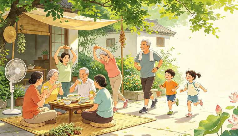 小暑时节顺时避暑调脏腑科学养护安度盛夏