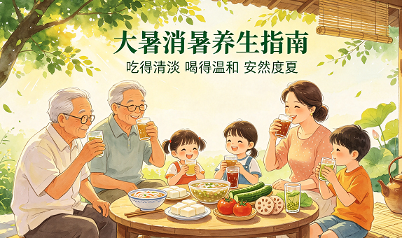 大暑时节吃好喝对消暑防病顺时康养